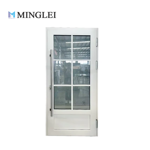 MINGLEI Style européen Grill Design <span class=keywords><strong>porte</strong></span> en aluminium à rupture thermique Triple vitrage haute isolation <span class=keywords><strong>ouverture</strong></span> <span class=keywords><strong>vers</strong></span> <span class=keywords><strong>l</strong></span>'<span class=keywords><strong>extérieur</strong></span> <span class=keywords><strong>porte</strong></span> <span class=keywords><strong>d</strong></span>'<span class=keywords><strong>entrée</strong></span> - Product Image 1