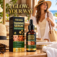 Sérum autobronzant hydratant pour le corps 30ml pour tous types de peau OEM ODM Marque privée Logo personnalisé Bouteilles en gros