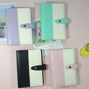 Bán Sỉ Túi Đựng Sổ Tay Giá Rẻ A6 Theo Yêu Cầu Máy Sắp Xếp Sổ Tay Thiết Kế Bao Bì Da PU Hỗn Hợp <span class=keywords><strong>2</strong></span> Màu Tùy Chỉnh Được - Product Image 3