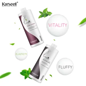 Karseell atacado etiqueta privada onda de cabelo encaracolado creme líquido solução de loção para cabelo natural resistente