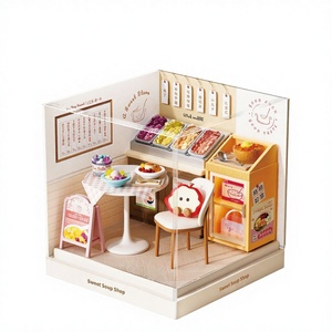 <span class=keywords><strong>ELI</strong></span> TOYS Boutique de soupe sucrée miniature 3D en plastique à assembler, jouet éducatif pour les enfants de 2 à 14 ans et plus, développe la créativité - Product Image 1