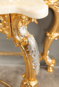 الكونسول الأوروبي الفاخر في المكاني نمط الرجعية النحاس الذهبي مع مداخل التعميد - Product Image 4