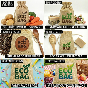 Sacs <span class=keywords><strong>de</strong></span> rangement en tissu <span class=keywords><strong>de</strong></span> coton <span class=keywords><strong>de</strong></span> haute qualité pour femmes, sacs d'emballage <span class=keywords><strong>de</strong></span> bijoux luxueux, petite pochette en lin avec cordon <span class=keywords><strong>de</strong></span> serrage et logos - Product Image 4