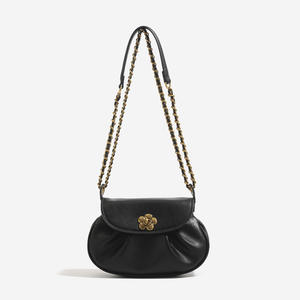 Bolso de Hombro de PU para Mujer, Nuevo Modelo 2025, Moderno, Pequeño, con Cadena, Estilo Bandolera, Informal, Relajado, Impermeable para Invierno - Product Image 1