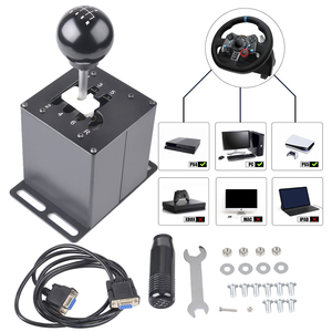 Kit de Palanca de Cambios para Simulador de Carreras en <span class=keywords><strong>PC</strong></span>/PS4/PS5 para <span class=keywords><strong>Volante</strong></span> <span class=keywords><strong>Logitech</strong></span> G29 - Product Image 6