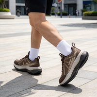 Chaussures de sport décontractées d'extérieur personnalisées de haute qualité pour hommes, chaussures de course à semelle épaisse absorbant les chocs, à lacets
