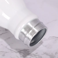 Bouteille d'eau sport en aluminium en gros 500 ml 16,9 oz vierge pour sublimation, avec logo personnalisé, portable et anti-fuite
