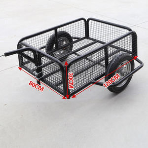 <span class=keywords><strong>Remorque</strong></span> <span class=keywords><strong>de</strong></span> vélo électrique en acier détachable avec conception modulaire pour marchandises lourdes jusqu'à 100 kg - Product Image 5