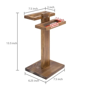Supporto per portasciugamani <span class=keywords><strong>in</strong></span> <span class=keywords><strong>legno</strong></span> portagioie <span class=keywords><strong>in</strong></span> <span class=keywords><strong>legno</strong></span> portagioie <span class=keywords><strong>in</strong></span> <span class=keywords><strong>legno</strong></span> rustico portasciugamani per la decorazione della casa - Product Image 4