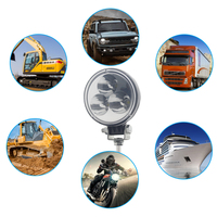 Rond 10-80V Spot Flood Mining Round 3inch 9w Led Work Light For TractorHeadlights Car Accessories