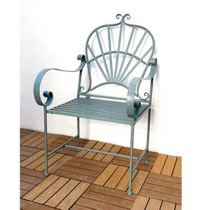 Wholesale Vintage Park Furniture Metal Outdoor Chair Outdoor Patio Garden Bench outdoor armchairs