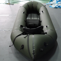 Canoë gonflable pour 2 personnes, durable, 210D, 100% nylon TPU, léger, pour randonnée en sac à dos