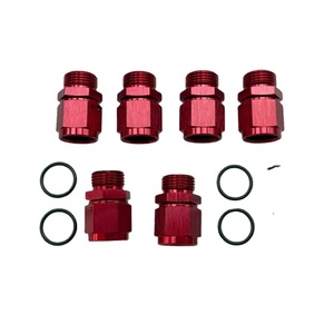 Bjr อะแดปเตอร์รางเชื้อเพลิงสำหรับ AN10 AN8 AN6 AN4อลูมิเนียมสำหรับผู้หญิงบานออกเป็นโอริงตัวผู้ - Product Image 1