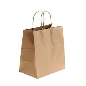 High Quality Recycled Kraft Paper Bag Clothes Packaging Bag Kraft Paper Coffee Bags