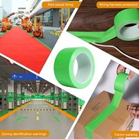 Ruban adhésif multi-usages robuste ruban de bord déchirable à la main ruban de couture vert pour l'emballage de réparations de tapis de pelouse
