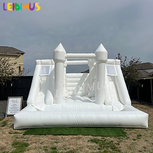 <span class=keywords><strong>Château</strong></span> gonflable commercial blanc pour enfants, idéal pour les mariages - Product Image 5