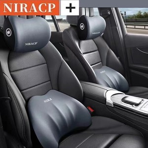 Appui-tête en coton à mémoire de forme pour les sports automobiles Oreiller lombaire pour les épaules pour les voitures et les bureaux - Product Image 5