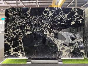 Autentiche Lastre di Marmo Nero Francese Lucido di Lusso, Finitura Profonda, Direttamente dalla Fabbrica - Product Image 1