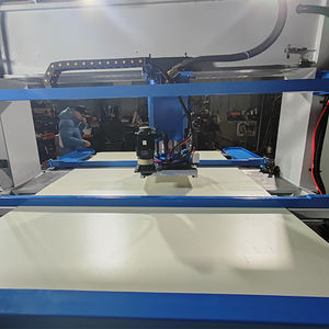 Chine fournisseur automatique hydraulique déplacement tête découpe presse chaussure faisant la Machine - Product Image 5