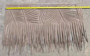 Techo de paja de hoja de <span class=keywords><strong>palma</strong></span> resistente al calor, tejas cuadradas lisas de Palmas - Product Image 4