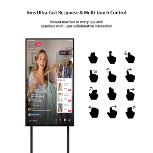 เครื่องถ่ายทอดสด TikTok ขนาด 55 นิ้ว หน้าจอสัมผัส <span class=keywords><strong>4K</strong></span> พร้อมเทเลพรอมพ์เตอร์ในตัวและฟังก์ชันโครมาคีย์ - Product Image 3