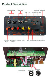 China hoogwaardige op maat gemaakte pcba MP3 decoder <span class=keywords><strong>module</strong></span> smt pcb one-stop printplaat pcb MP3 speler printplaat assemblage fabrikant - Product Image 2