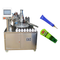 Machine semi-automatique de scellement de remplissage de tube de dentifrice à dents verticales