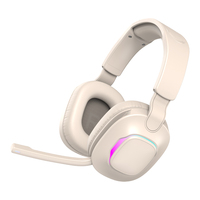 Casque de jeu et écouteurs à faible latence, intelligents, sans réduction de bruit, avec un bouton de silencieux