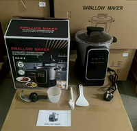 Fufu Portable Commercial Electric Food Processor Fungsi Pemotong Desain Lipat Ringan Casing Baja Tahan Karat 900W