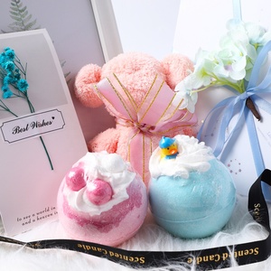 Bán Buôn Giáng Sinh Đám Cưới Ngày Valentine Quà Tặng Khách Sạn Phòng Tắm Bông Sang Trọng Khăn Tắm Bộ Quà Tặng Tắm <span class=keywords><strong>Spa</strong></span> Tắm Bom Set - Product Image 5