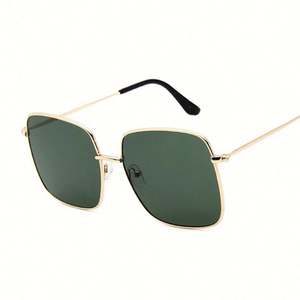 Gafas de Sol de Gran Tamaño con Marco Cuadrado de Aleación Vintage, Venta al por Mayor, Oferta 2020 - Product Image 4