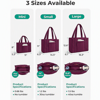 Sac fourre-tout matelassé pour femme, léger, rouge, sac à bandoulière avec poches, élégant sac à main matelassé pour le travail et l'usage quotidien