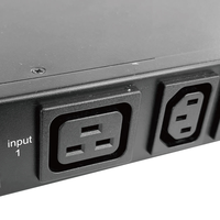 Boîtier de distribution d'alimentation OIT 19 pouces à montage en rack avec télécommande STS PDU 250V 10A-32A Prises 1 phase en tôle métallique Prises en option