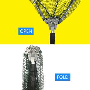 Aluminium Inklapbare Visnet Veilig Vis Vangen of Vrijgeven Vis Schepnet - Product Image 4