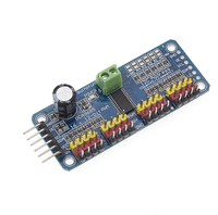 YOURMESTUDIO Carte de commande de servomoteur PWM 16 canaux avec interface IIC, contrôleur de robot PCA9685, kit de développement