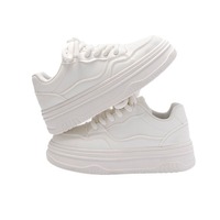 Chaussures décontractées tendance pour femmes à plateforme colorée, semelle épaisse, lacets, pour la marche quotidienne