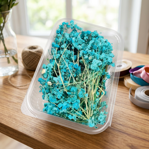 Flores Secas de Gypsophila Azules, Resina Natural Hecha a Mano, Relleno para Manualidades, Accesorio para Hacer Velas, Scrapbooking, Decoración del Hogar - Product Image 3