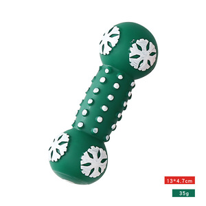 Novo Natal Pet Chew Brinquedos com Padrões Bonitos Brinquedos <span class=keywords><strong>Squeaky</strong></span> para Cães e Gatos Pet Supplies - Product Image 5
