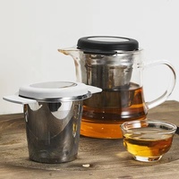 Passoire à thé/filtre/infuseur à thé en acier inoxydable à maille Fine à Double poignée avec Logo personnalisé
