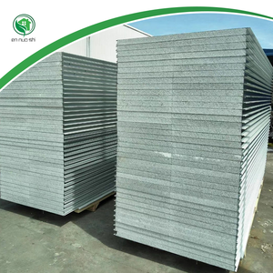 Panel sándwich de lana de roca Materiales de aislamiento térmico e ignífugos <span class=keywords><strong>para</strong></span> techo y sótano de China <span class=keywords><strong>para</strong></span> paneles de aislamiento de hotel - Product Image 1