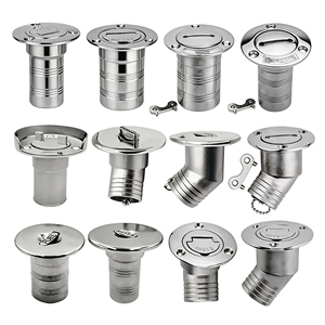 Couvercle de <span class=keywords><strong>trappe</strong></span> de ravitaillement en acier inoxydable 316 verrouillable et anti-déversement pour navires, utilisé comme quincaillerie marine pour yachts - Product Image 6