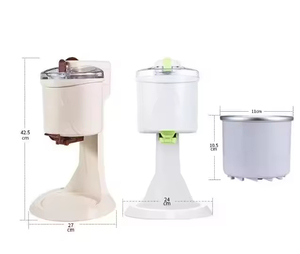 Mini sorbetière portable en acier inoxydable, desserts glacés faits maison - Product Image 2