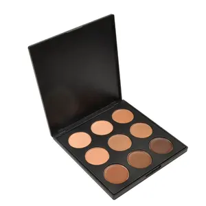 OEM-paleta de maquillaje facial, marca privada, cobertura completa, corrector, para pelucas y encaje