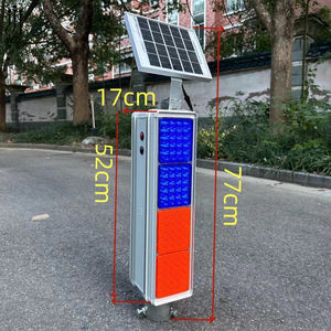 ไฟสัญญาณความปลอดภัย 6 ช่อง อลูมิเนียม ไฟฉายสเปรย์ สีแดง-น้ำเงิน สำหรับกลางคืน ไฟเตือน LED สำหรับงานก่อสร้าง ถนน สัญญาณจราจร ผลิตในจีน - Product Image 3