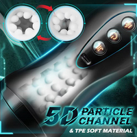 Godet de masturbation chauffant vibrant pour hommes avec voix sexy, support portable et ventouse – Pocket Pussy