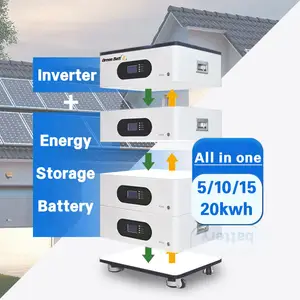Tutto In uno 5kw 10kw 20kw 50kw sistema di accumulo di energia impilabile per la casa batteria agli ioni di litio di accumulo solare 48V