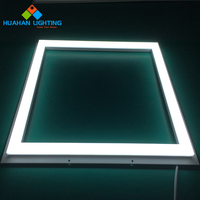 Panneau d'éclairage Led carré suspendu, cadre d'éclairage de bureau moderne de haute qualité, 600x600mm
