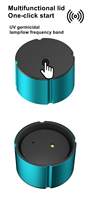 Bouteille d'eau hydrogénée portable personnalisée, nouveau modèle 2025, 300 ml, 4000-5000 PPB, écran d'affichage, alimentée par batterie, pour usage domestique et extérieur