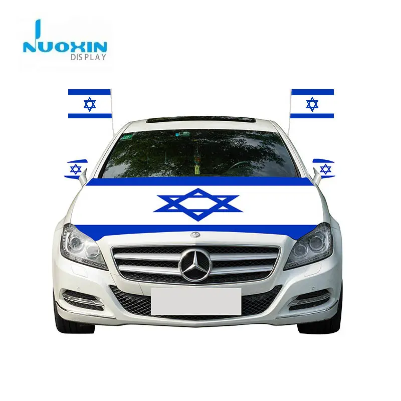 कस्टम इस्राएल उत्पाद बोनेट इसरियल फ्लैग कार हुड कवर कार दर्पण कवर कार के लिए इसराली ध्वज
