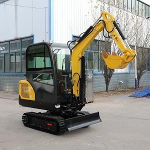 Gratis pengiriman kubota 3 ton mini excavator kompak Diesel 2.5 ton excavator